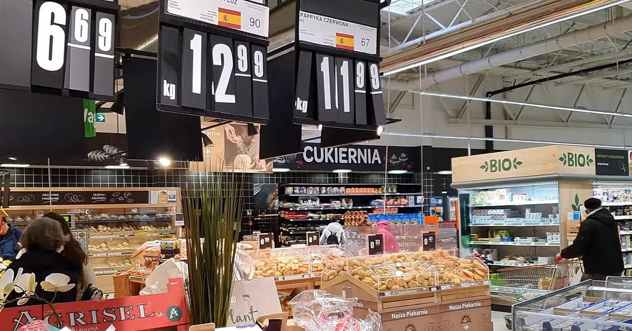 Европа сталкивается с резким скачком цен на продукты питания