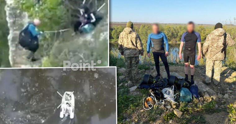 Пограничники задержали двоих мужчин, пытавшихся попасть в Молдову на скутерах.