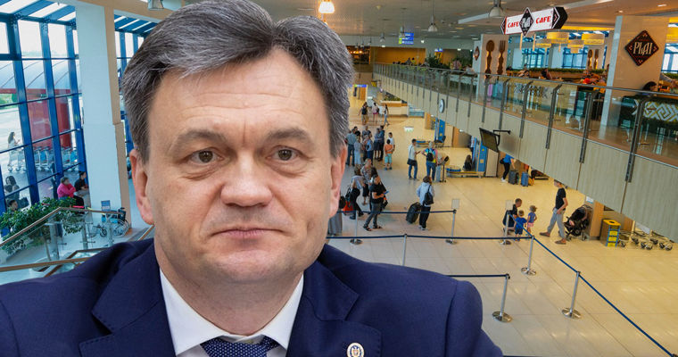 Речан о скандале вокруг тендера в аэропорту: Шор хочет там остаться. Коллаж: Point.md