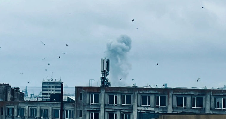 O dronă marină a explodat în Portul Constanța: Oamenii au fost evacuați.