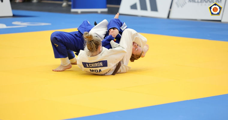 Alexandra Chiron, campioană europeană U-18 la judo. Foto: Federația Moldovei de Judo