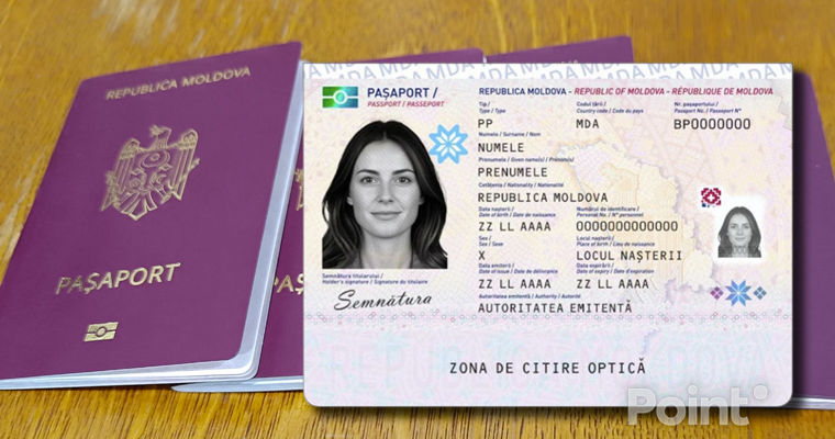 În Moldova vor apărea pașapoarte noi cu pagină din policarbonat și cip.