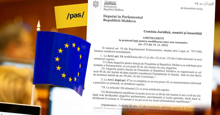 РАS предложила поправки в Избирательный кодекс касательно референдума. Коллаж: Point.md