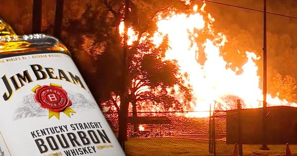 В результате пожара на складе Jim Beam в Кентукки уничтожено около 45 тысяч бочек с бурбоном.