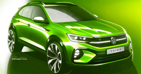 Volkswagen показал первое изображение нового кроссовера на базе Polo.