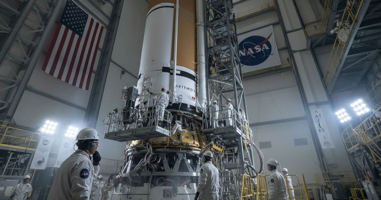 NASA начало обратный отсчет до старта миссии "Артемида-2".