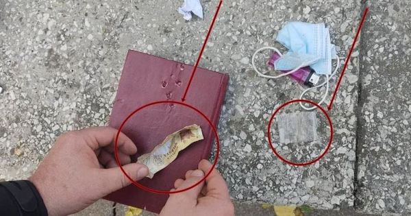 Задержан мужчина с наркотиками, которые он завернул в лей.