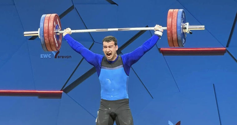 Marin Robu a devenit vicecampion european la haltere.