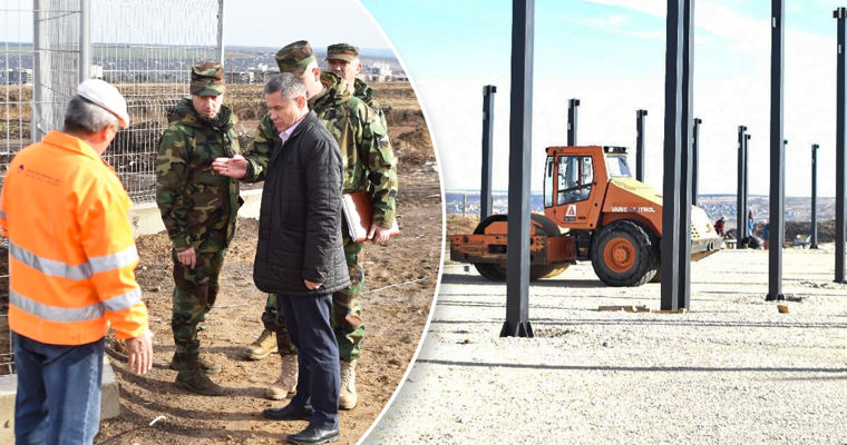 Объявлен тендер на строительство военного лагеря в пригороде Кишинева. Коллаж: Point.md