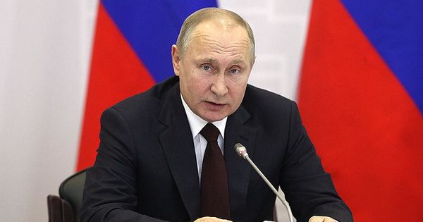 Российский лидер Владимир Путин.
