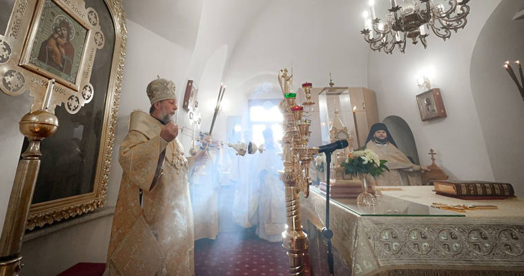 Митрополит Владимир находится с визитом в России.