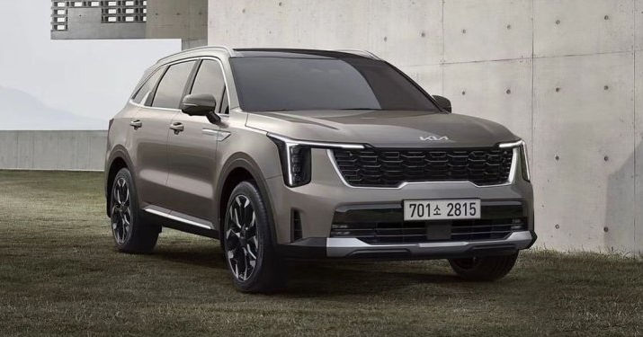 В интернете опубликовали снимки нового Kia Sorento 2024.
