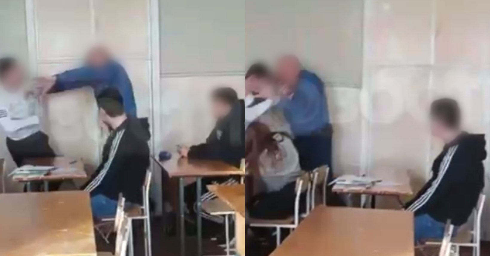 В Приднестровье учитель и ученик подрались на глазах у всего класса.