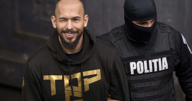 В Румынии задержан блогер Эндрю Тейт.