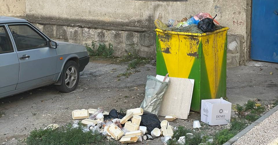 В Кишиневе ежедневно образуется 1000 тонн мусора.