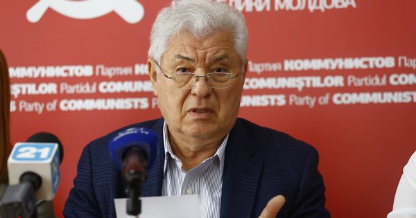 Лидер Партии коммунистов Владимир Воронин.