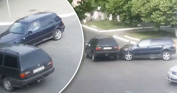ДТП в Тирасполе: один автомобиль на полной скорости въехал в другой. Коллаж: Point.md