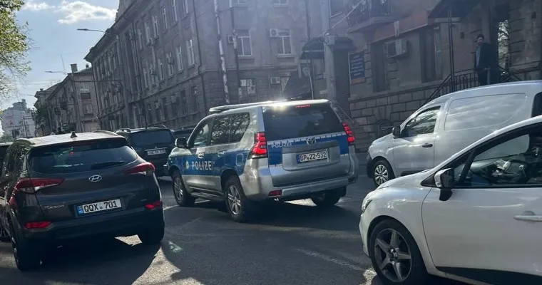 Misterul mașinii Poliției germane din Chișinău, dezvăluit de IGP