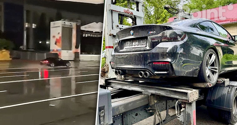 Полиция установила личность водителя BMW, устроившего дрифт на ПВНС.