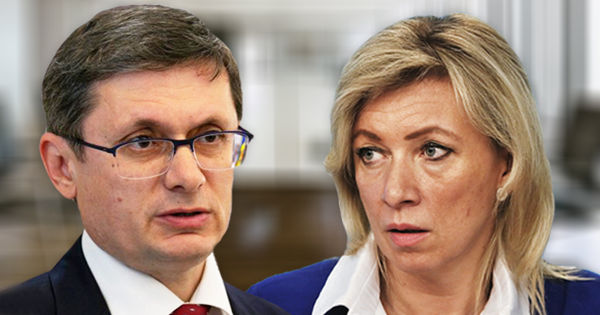 Гросу ответил Захаровой: РФ совершает в Украине зверства, и точка. Коллаж: Point.md