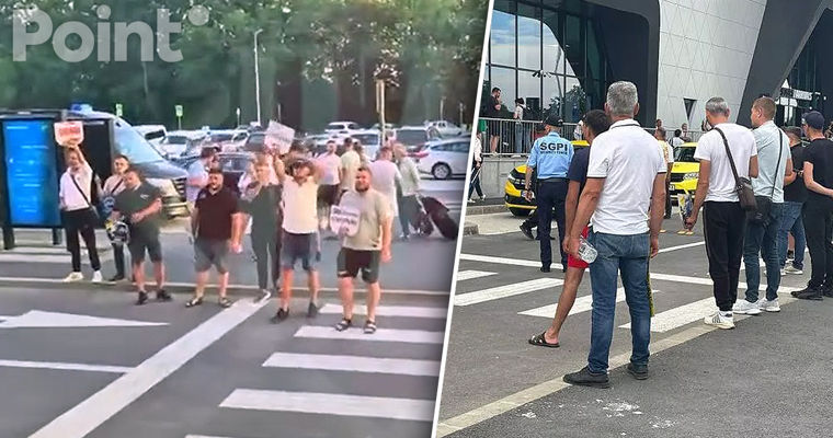 Нелегальные перевозчики из Молдовы "захватили" аэропорт в Яссах: Агрессивные и грубые.