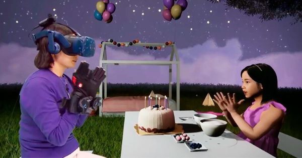 В Южной Корее с помощью VR-технологии мать смогла поговорить с умершей дочерью и даже подержать ее за руку.