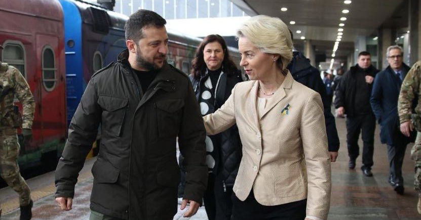 Глава Еврокомиссии Урсула фон дер Ляйен прибыла в Киев.