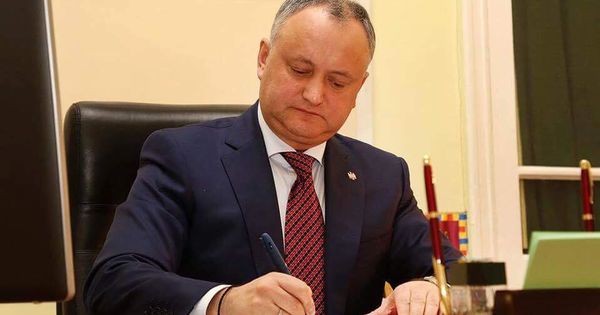 Игорь Додон отклонил предложенные кандидатуры министров.