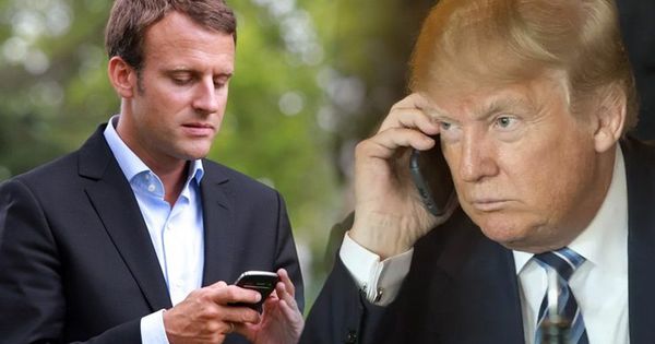 Макрон созвонился Трампом после его обещания ввести существенные санкции против Франции.