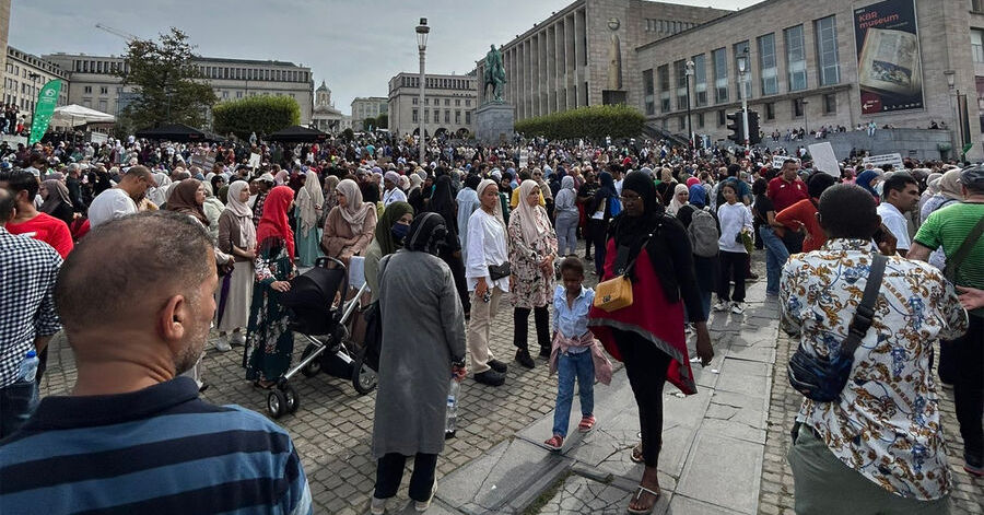 В Бельгии прошли протесты против обязательного сексуального образования.