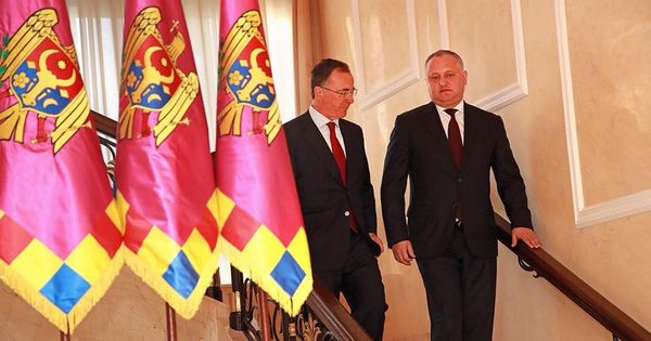 Igor Dodon s-a întâlnit cu Franco Frattini.
