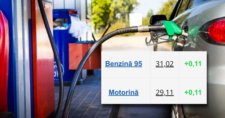В Молдове стоимость бензина поднимется выше 31 лея за литр.