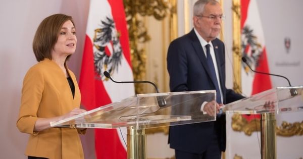 Президент Майя Санду совершает визит в Австрию.