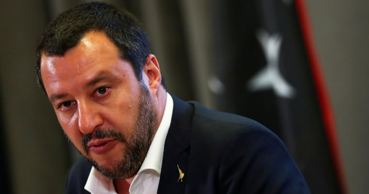Viceprim-ministrul Italiei Matteo Salvini
