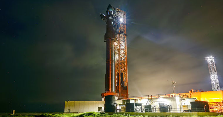 SpaceX отменила 10-й запуск прототипа корабля Starship.