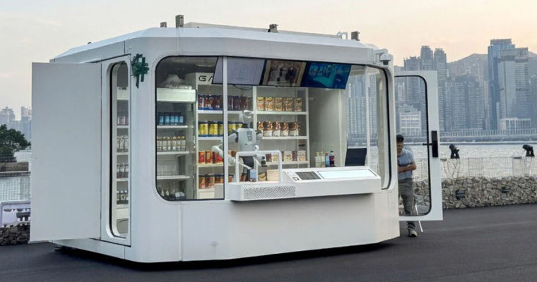 В Гонконге появится круглосуточный магазин с человекоподобным роботом-кассиром.