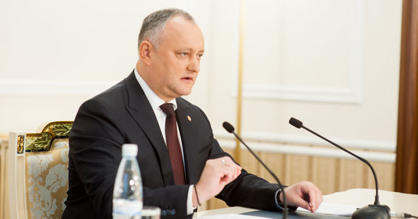 Президент Республики Молдова Игорь Додон.