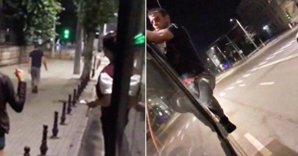 В Кишиневе пассажир вылез через окно троллейбуса.