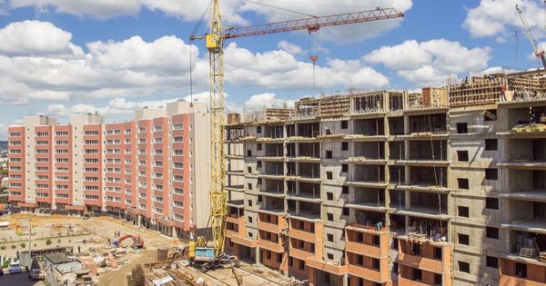 В Молдове увеличилось количество разрешений на строительство зданий.
