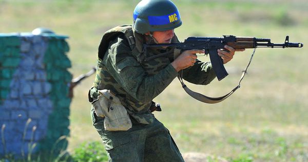 Российские миротворцы были размещены в Приднестровье после вооруженных столкновений. Фото: РИА Новости.