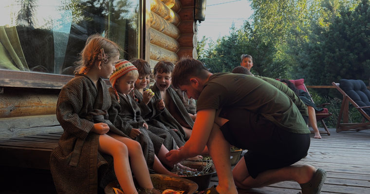 Семейные выходные в Woloshin banya.