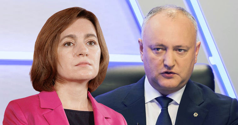 Додон: Диаспора в Европе разочарована и голосовать за Санду больше не будет. Коллаж: Point.md