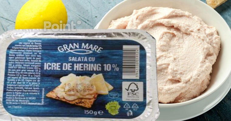 Salată cu icre din România, retrasă din magazine din cauza unei bacterii.