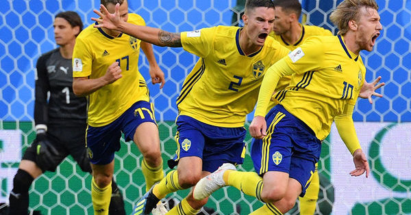 Сборная Швеции обыграла Швейцарию и вышла в четвертьфинал ЧМ-2018.