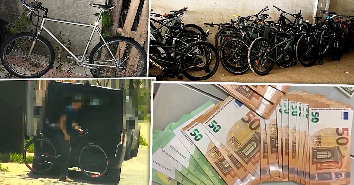 Контрабанда велосипедов из ЕС: правоохранители провели 50 обысков. Коллаж: Point.md