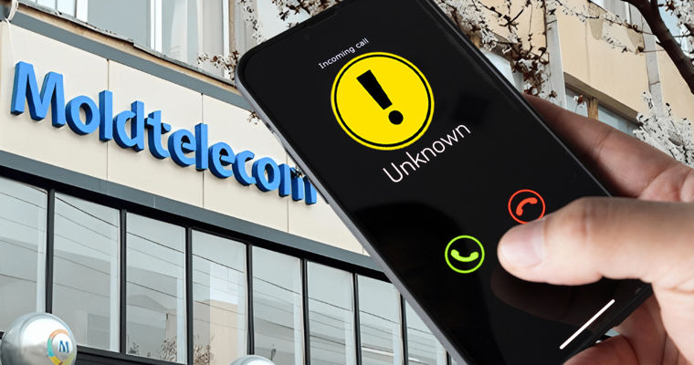 Граждан предупреждает о мошенниках, выдающих себя за сотрудников Moldtelecom.