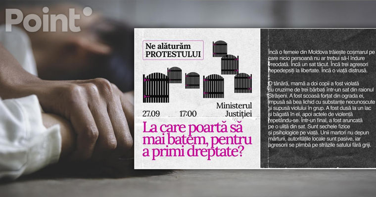 Viol în grup la Strășeni: ONG-urile anunță protest masiv la Ministerul Justiției.