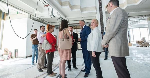 Ремонт здания президентуры находится на завершающей стадии.