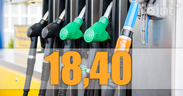Впервые за последние три года дизельное топливо стоит 18,40 лея/литр.