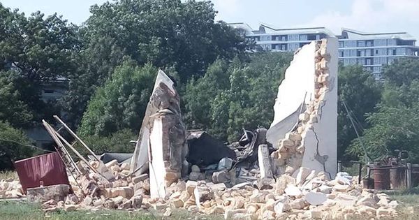 Взрыв прогремел на территории Гидрометцентра в Одессе.
